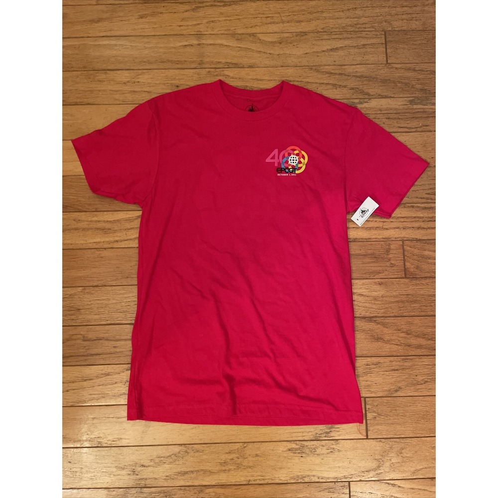 Disney Parks‎ Epcot 40th Anniversary T-Shirt Red Small NEW WITH TAGS